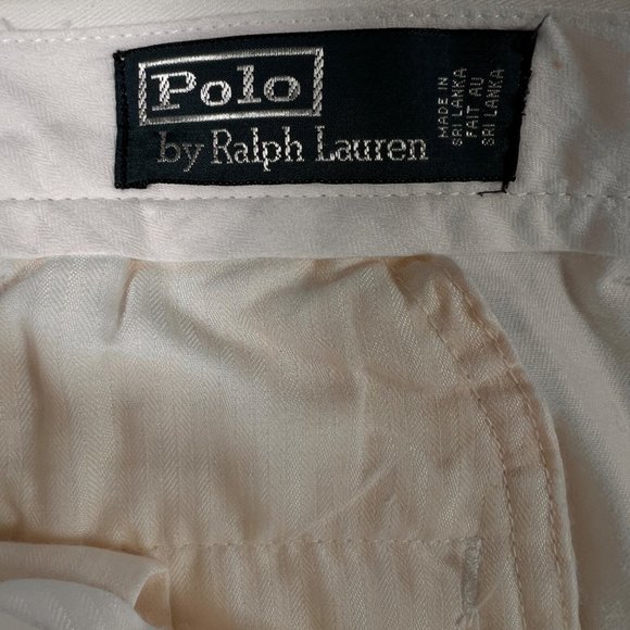 NWT Polo by Ralph Lauren Shorts Men's Big & Tall Slash Pocket Chinos White 56B - Picture 2 of 13